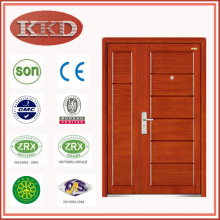 Acorazada de madera de acero gama alta seguridad puerta JKD-G206
